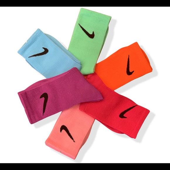 Bright Nike Crew Socks - Picture 3 of 10